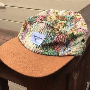 Profound aesthetic knit flower baseball hat